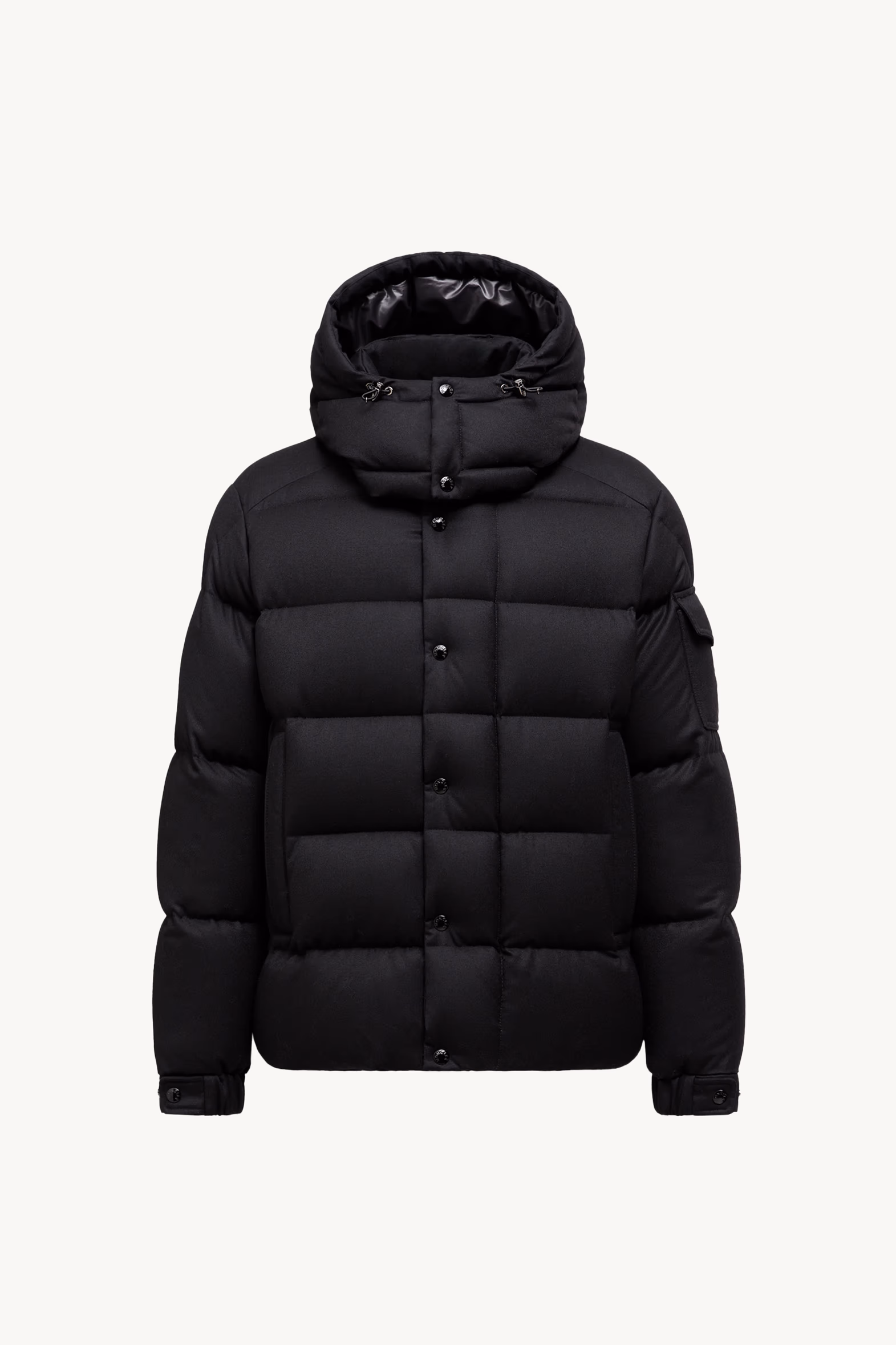 Chaqueta plumífero de esquí de flanelle con capucha Vezere Hombre Negro Moncler 2
